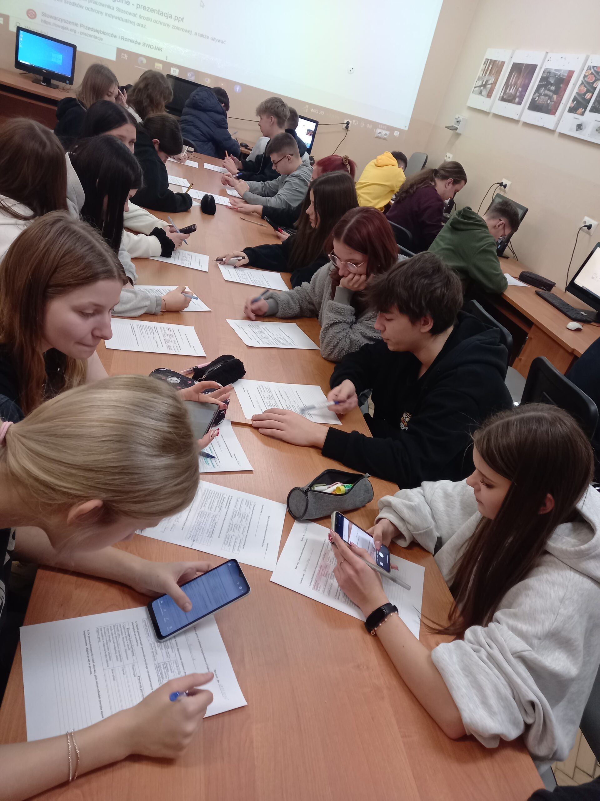 Zajęcia przygotowawcze przed wyjazdem do Grecji w ramach projektu Erasmus+